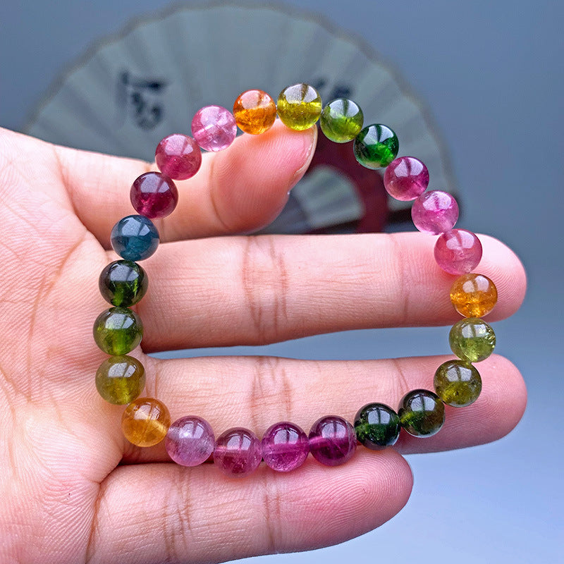 Tourmaline Rainbow Candy Color Brazil Ornament Bracelets