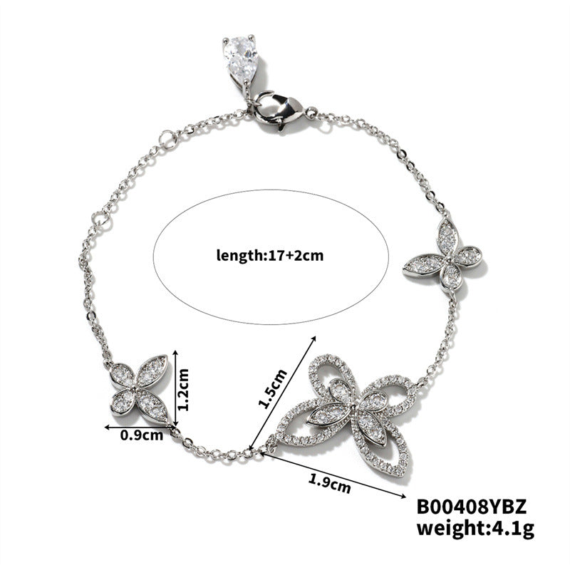 Hair Copper Plating Color Zircon Special Bracelets