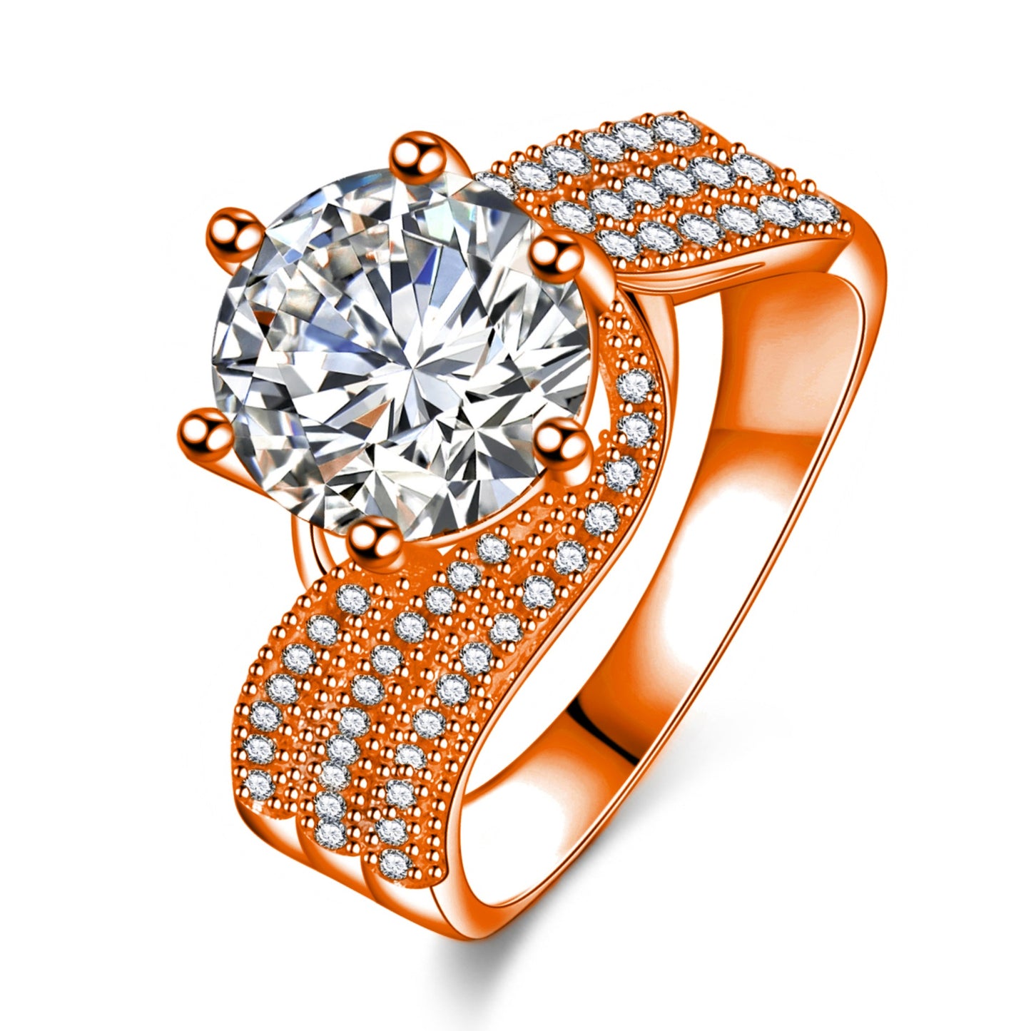 Live Streaming On Luxury Full Diamond Rings