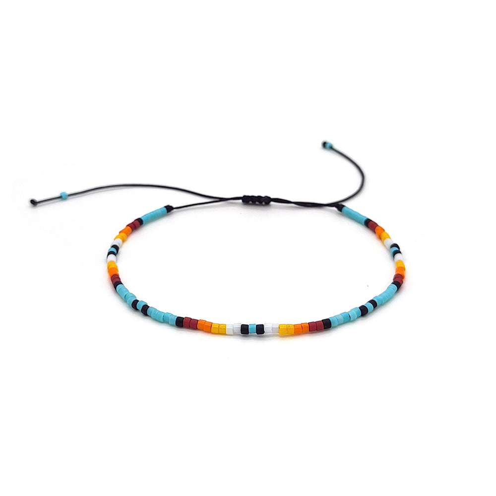 Small Hand-woven Beads Stringed Retro Style Bracelets