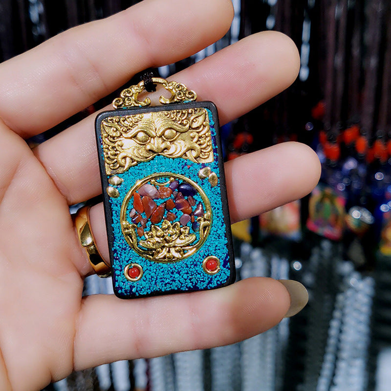 Tibetan Vintage Blackwood Father's Day Sweater Necklaces