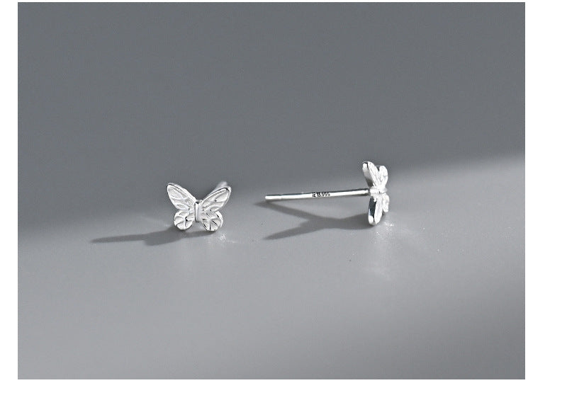 Nail Female Simple Compact Double-sided Screw Earrings