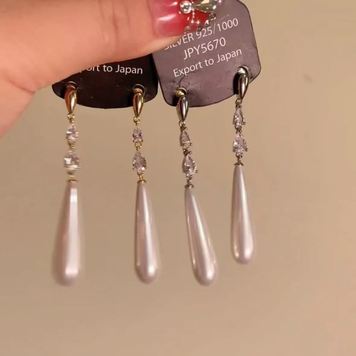 Women's Sier Butterfly Tassel Sweet Flowers Long Rings