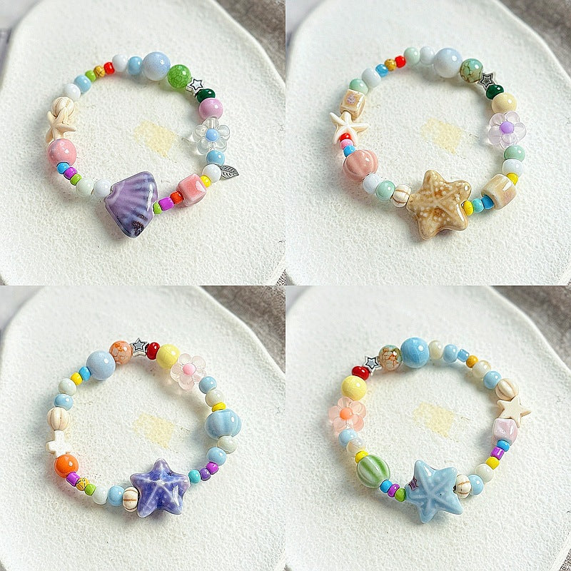 Ceramic Design High-grade Female Sweet Artistic Bracelets