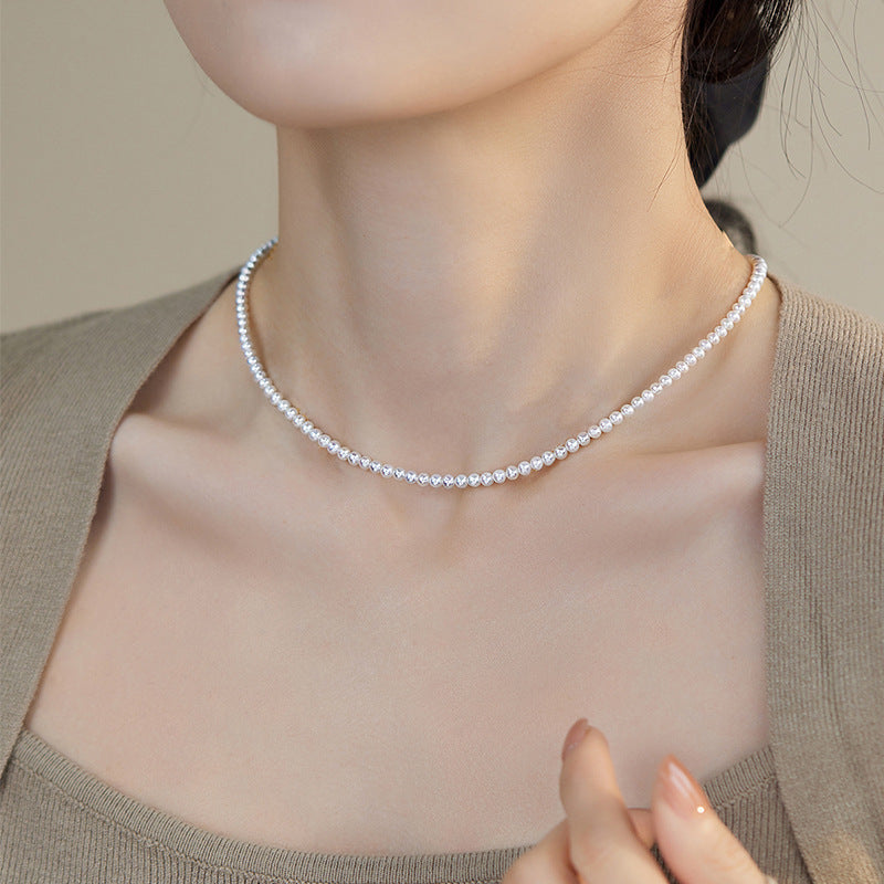 Pearl Twin Female Niche Chinese Clavicle Necklaces