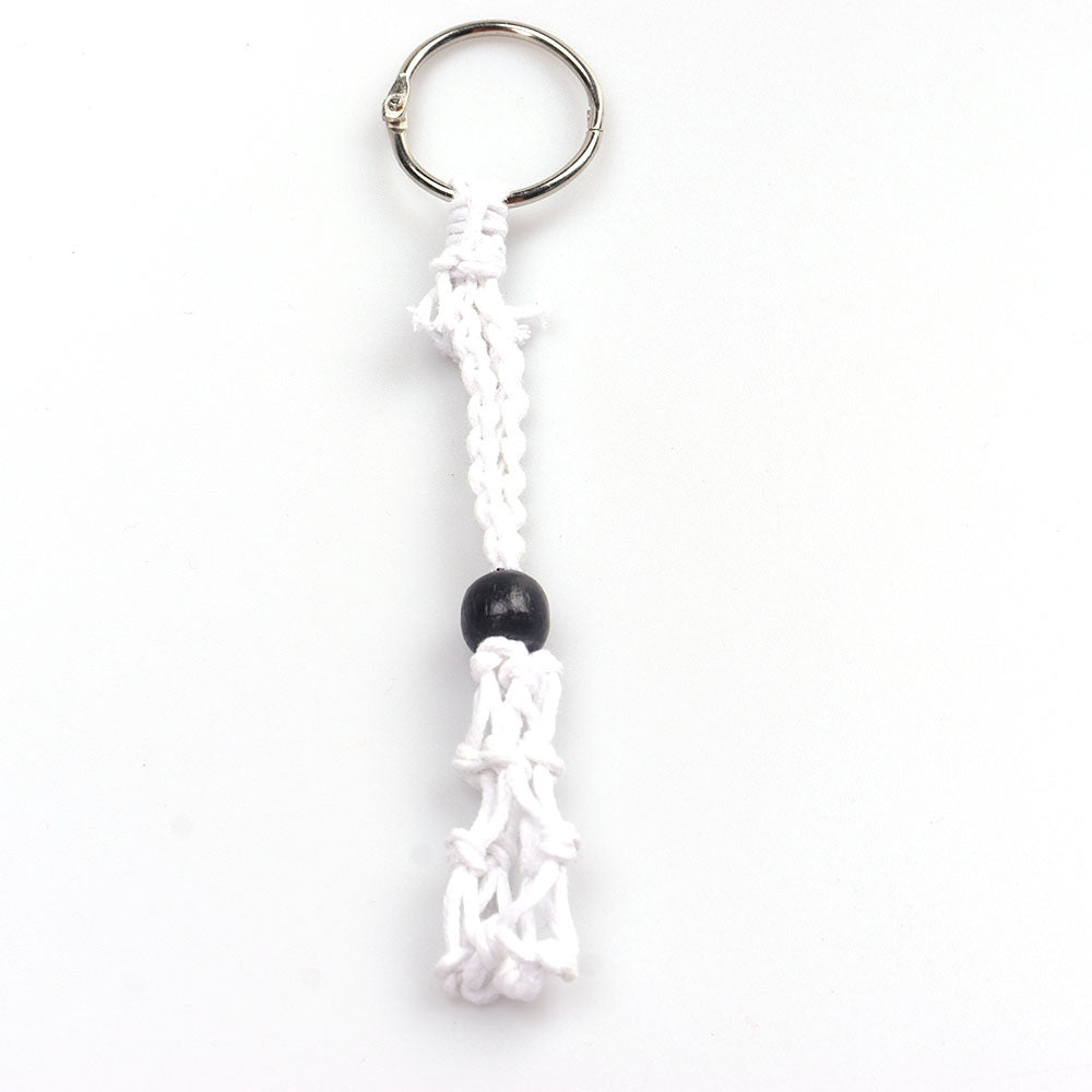 Women's Weave Natural Stone Rope Net Bag Necklaces