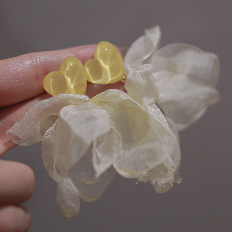 Wants First Love Super Fairy French Light Earrings