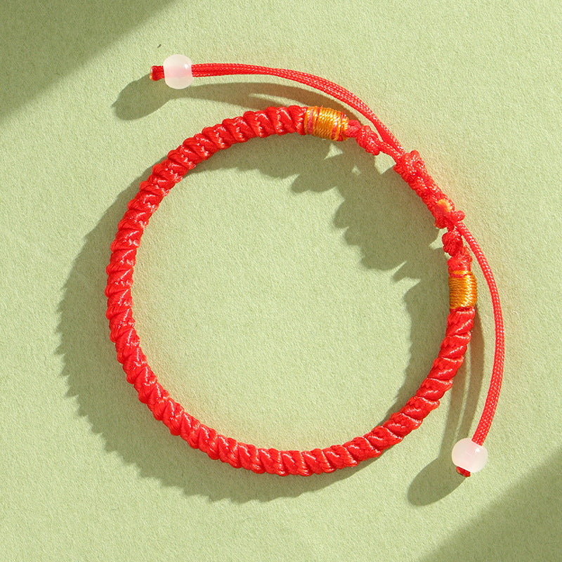 Women's & Men's Matching Red Rope Life String Of Bracelets