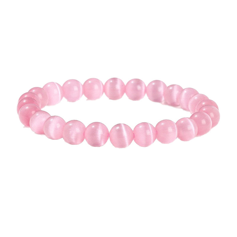 Color Opal Simple Crystal Single Loop Fashionable All Match Bracelet