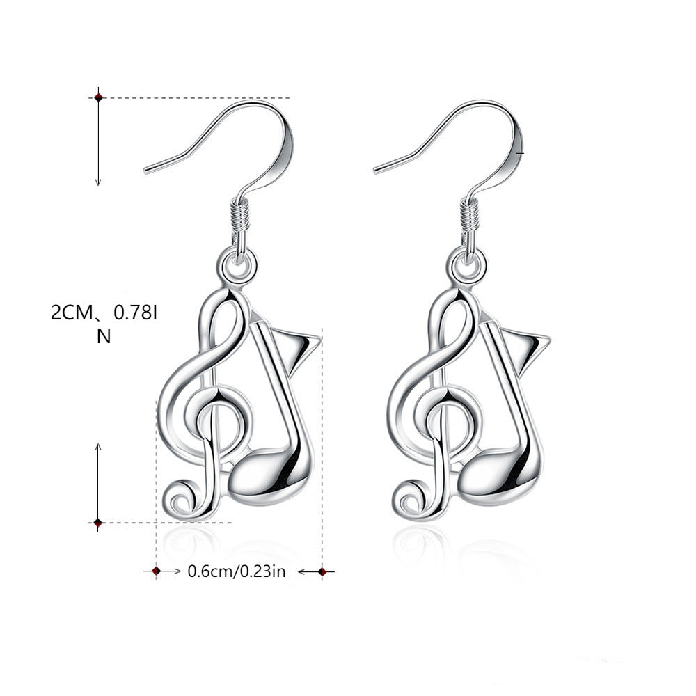 Note Shape Female Niche Cold High Sense Birthday Rings