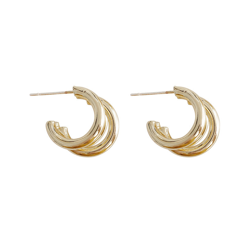 Women's Frosty Style Ear Clip Temperamental Minority Earrings