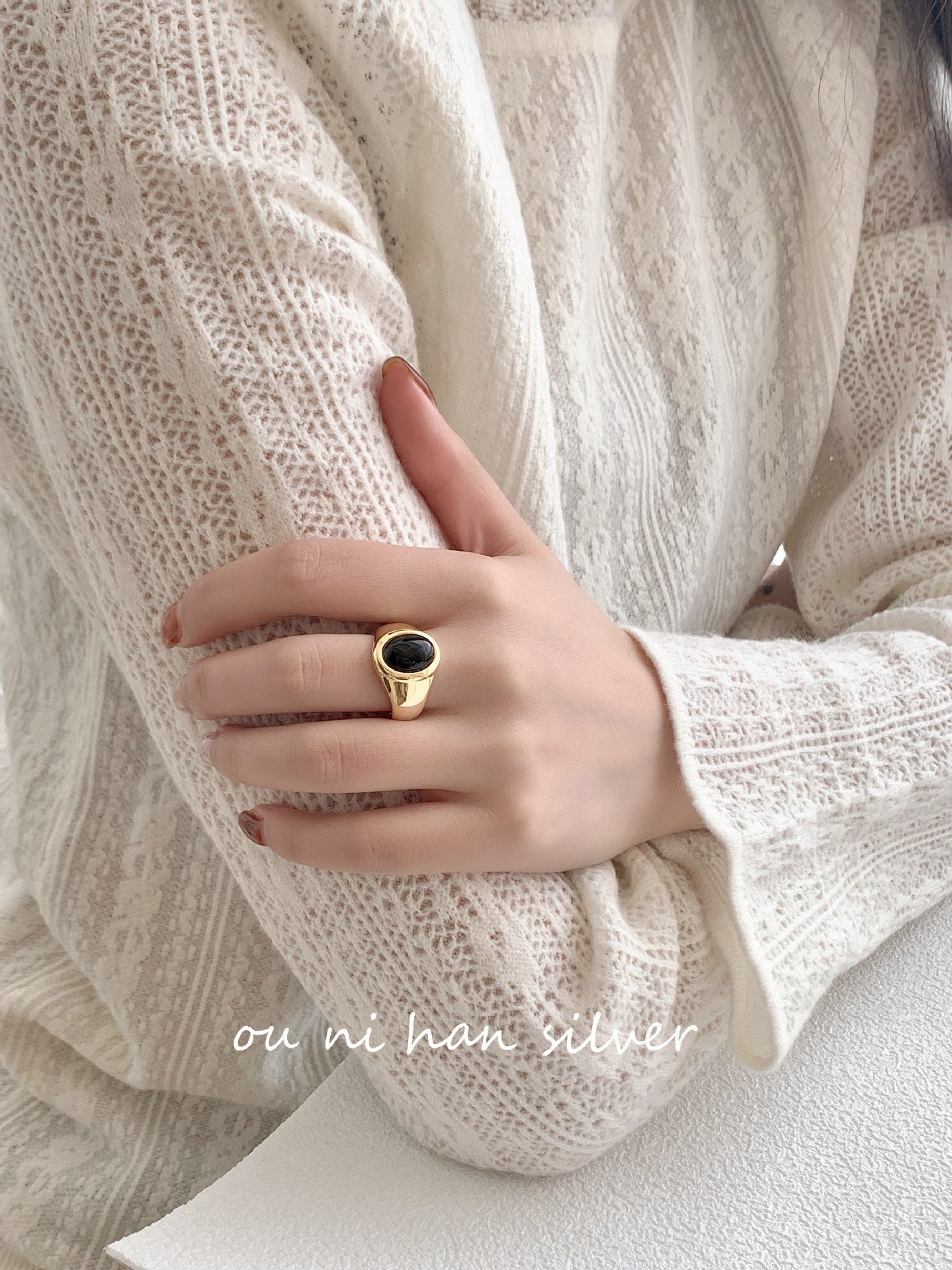 Oni Sterling Sier Female Style Design Rings