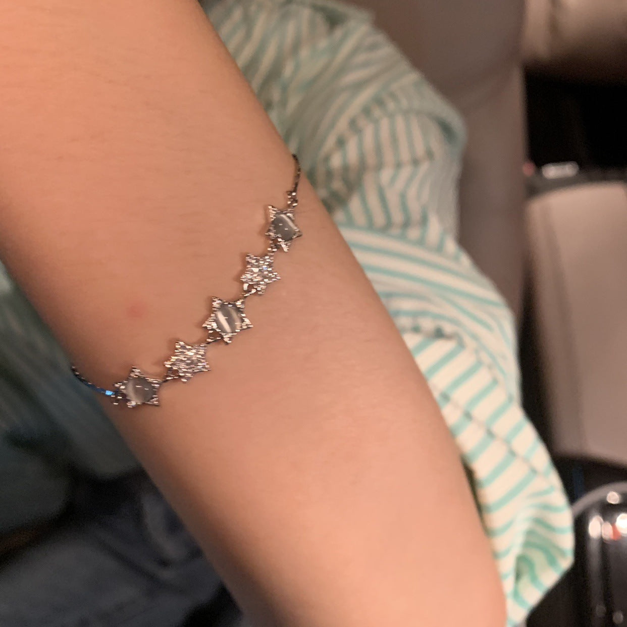 Five-pointed Star Opal Design Affordable Luxury Fashion Exquisite High-grade Bracelet