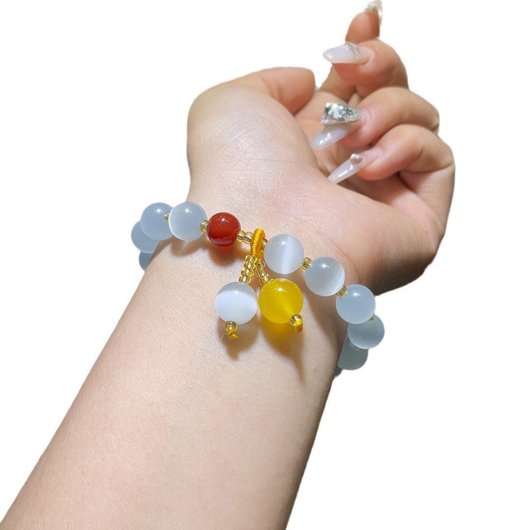 Women's Fashion Single Circle Boutique Cat Eye For Bracelets