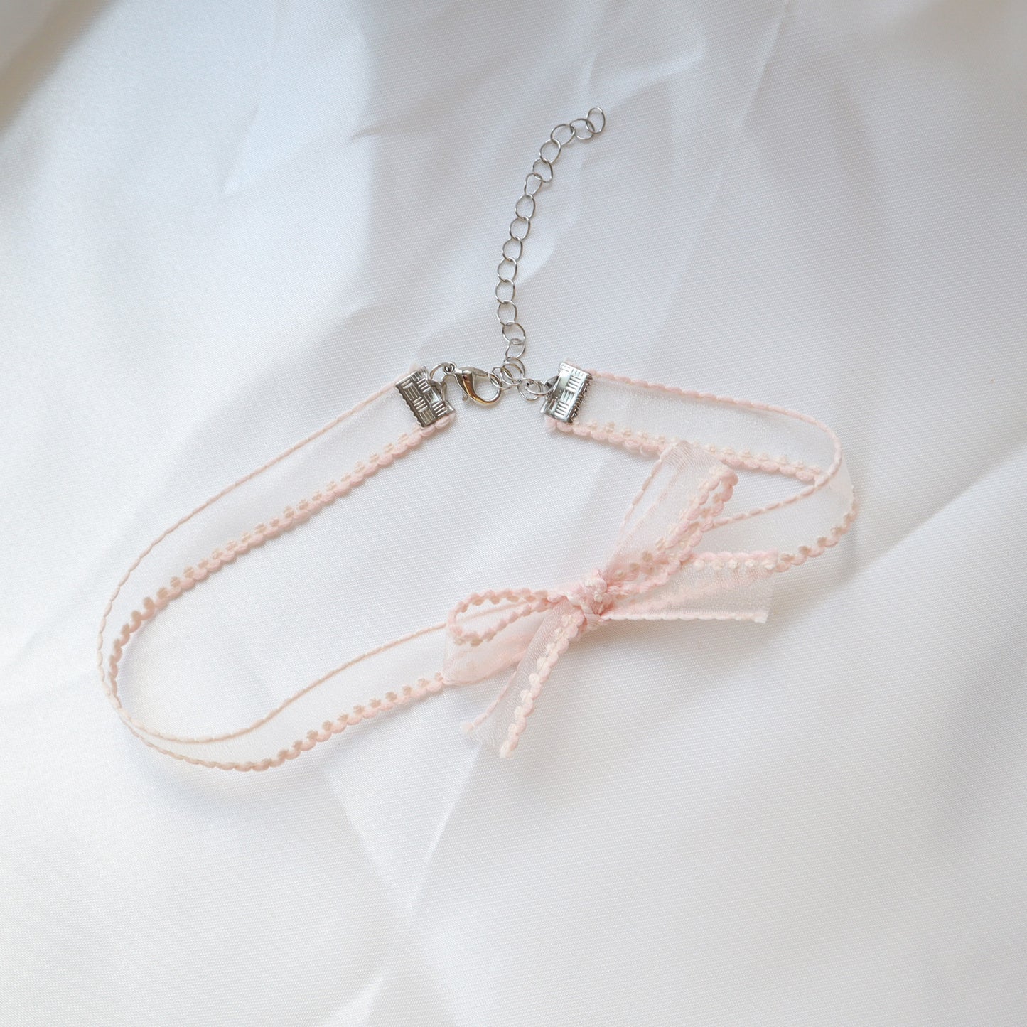 Ornament Neck Band Pink Love Items Necklaces