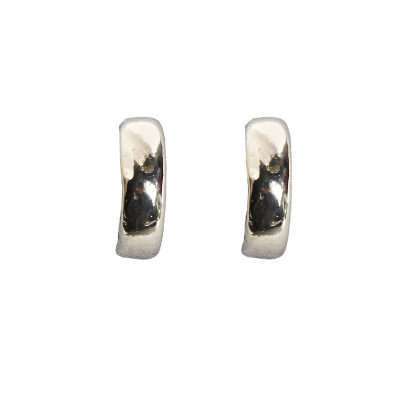 Classic Style Thick Ear Buckle Retro Aloofness High Rings