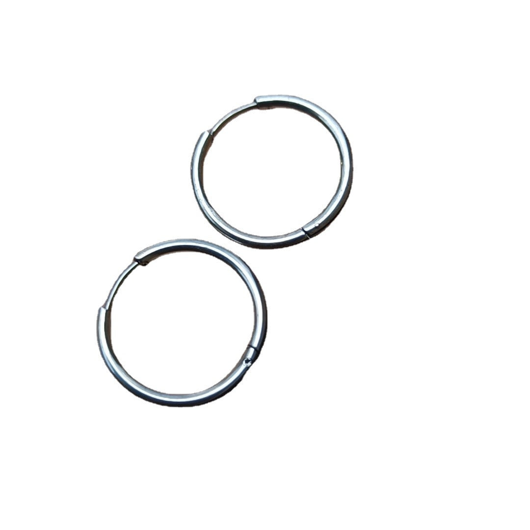 Women's & Men's Stainless Steel Fashion Personality Titanium Ear Earrings