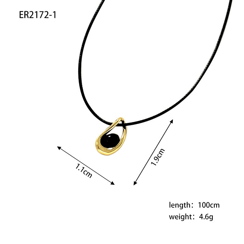 Alloy Plating Vintage Abstract Love Heart Necklaces
