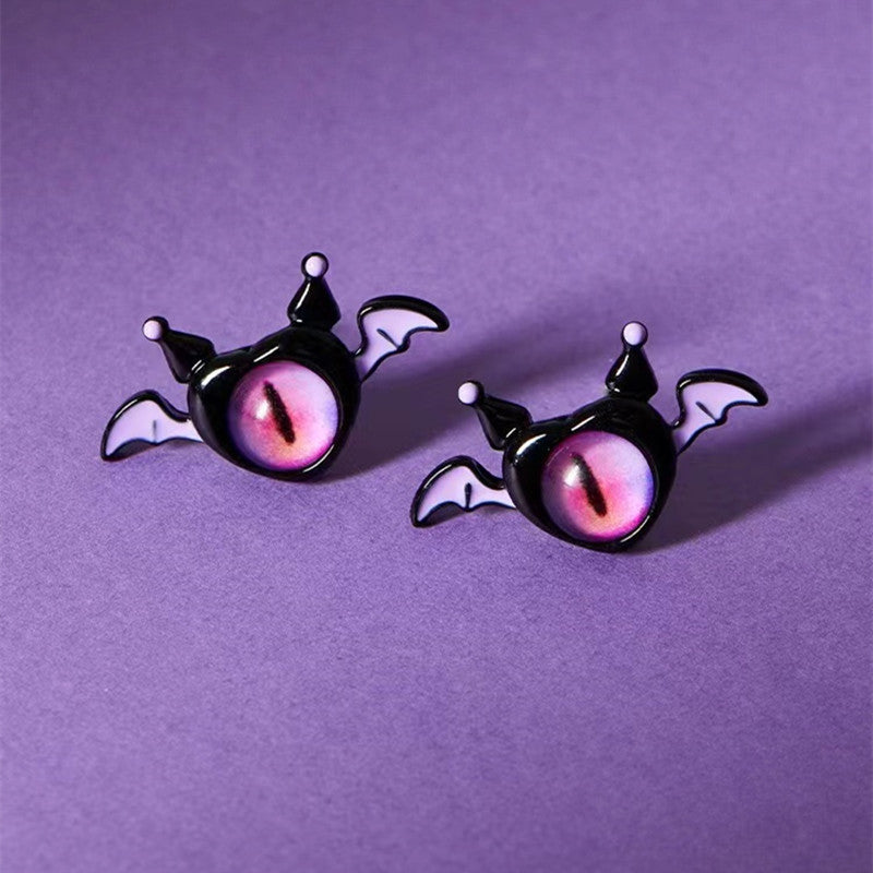 Bat Monster Female Niche Design Cartoon Rings