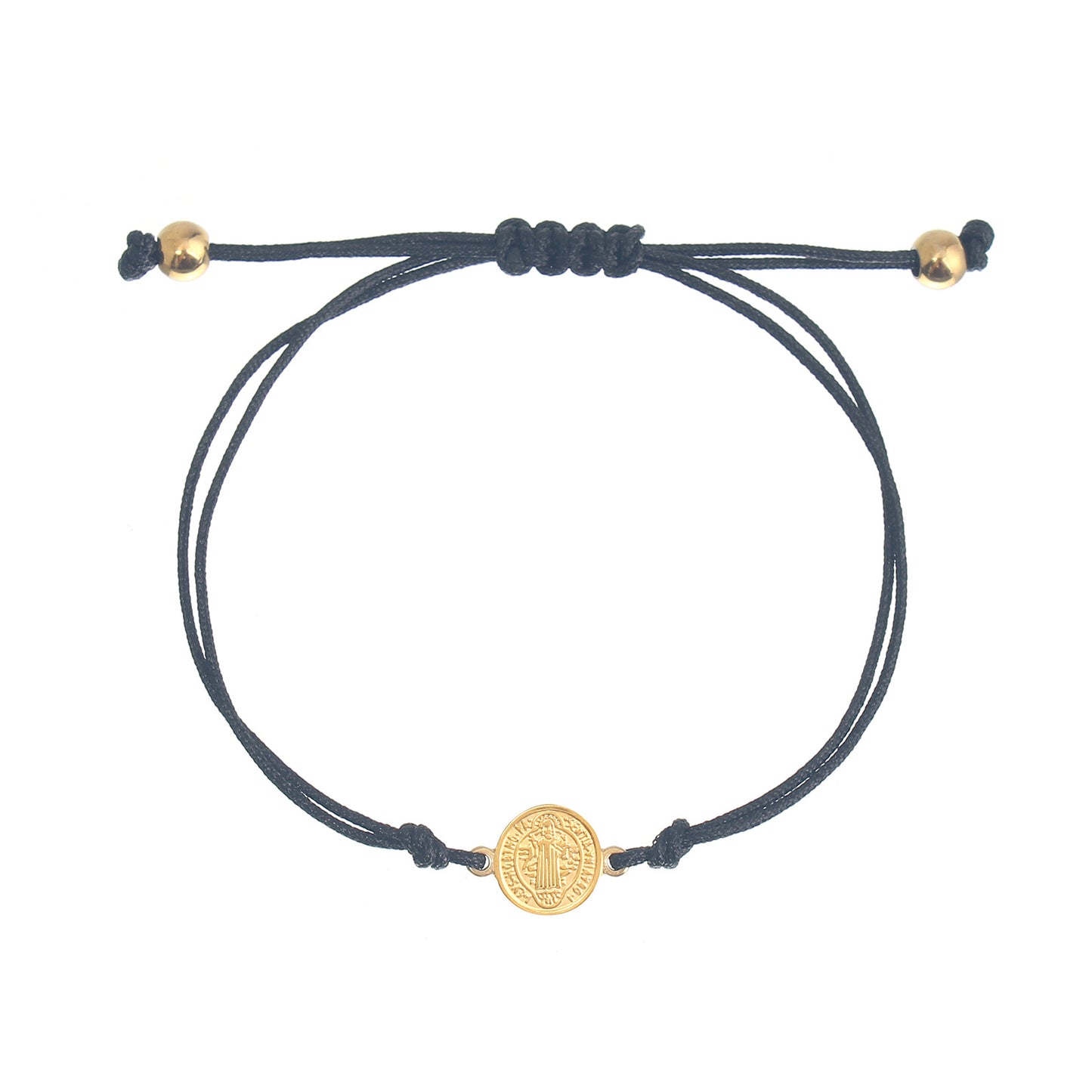 Women's & Men's Stainless Steel Holy Father Cross Hand-woven Bracelets
