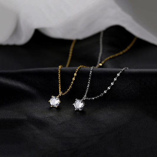 Women's Luxury Eight Hearts Arrows Diamond Collar Necklaces