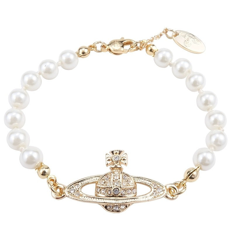 Mother Of The West Classic Saturn Pearl Bracelets