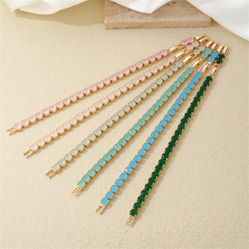 Women's Extended Buckle Ornament High Quality Color Bracelets