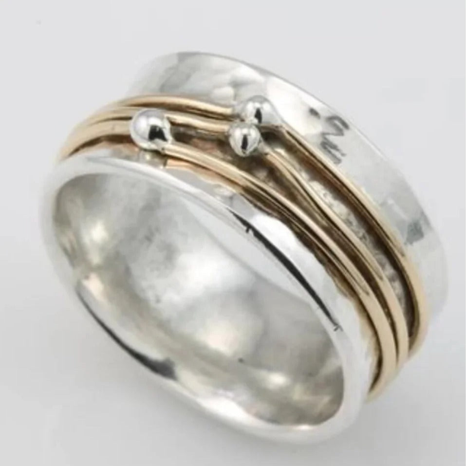 Women's & Men's Steel Wire Wide Surface Minimalist Design Rings