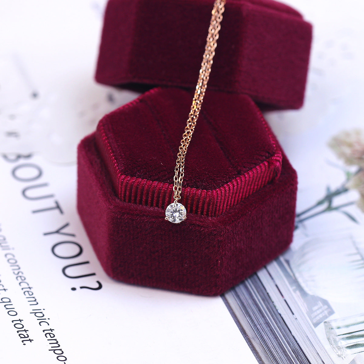 Light Luxury Simple Clavicle Chain Sterling Sier Gold Necklaces