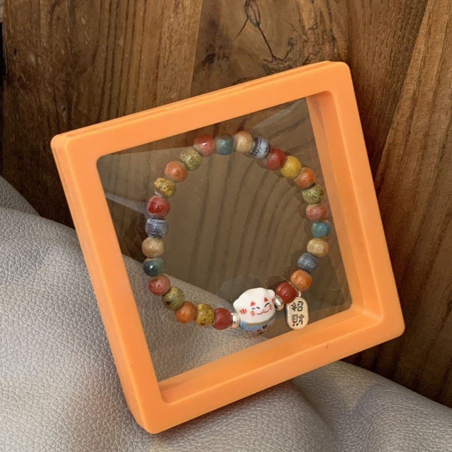 Niche Retro Chinese Beaded Handmade Stall Bracelets