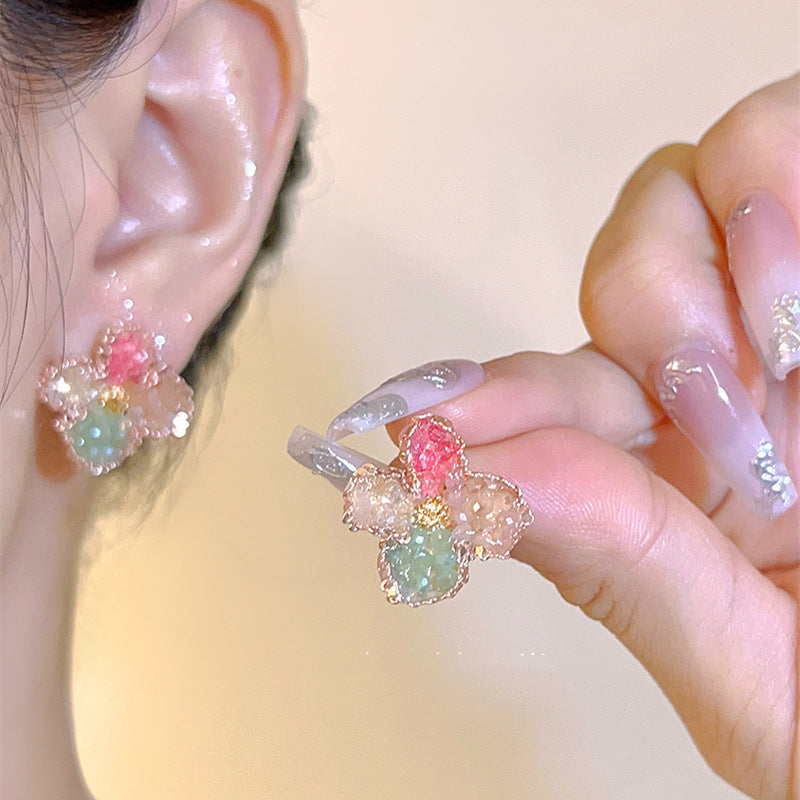 Women's Fashion Temperament Wild Without Piercing Mosquito Coil Earrings