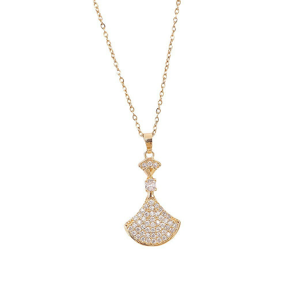 Women's Diamond Small Skirt Low Luxury Simple Pendants