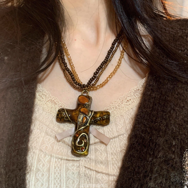 Hot Butterfly Leather Punk Rock Clavicle Collar