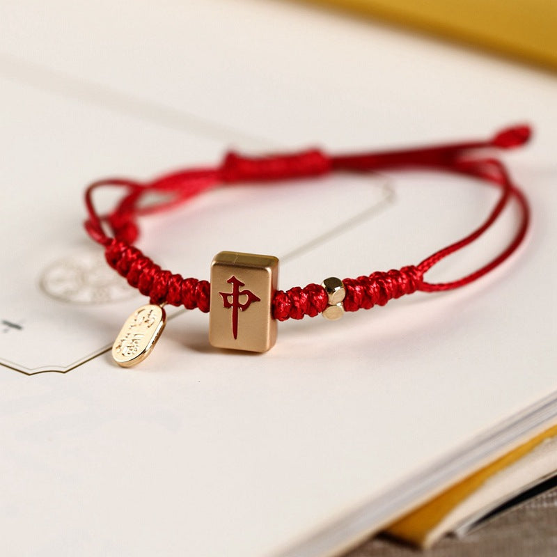 Ornament Woven Female Antique Ethnic Style Bracelets