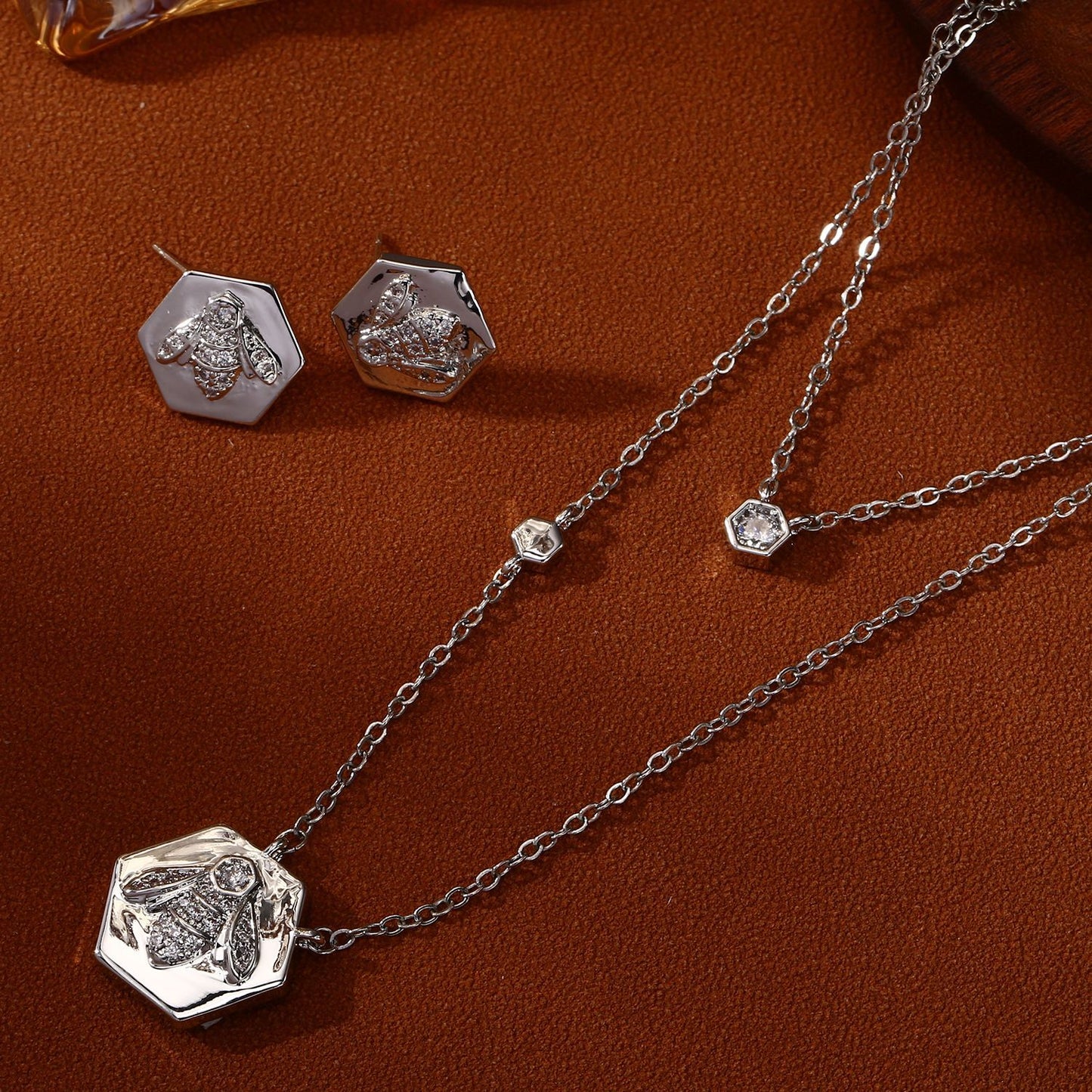 Diamond Light Luxury High-grade Exquisite Clavicle Necklaces
