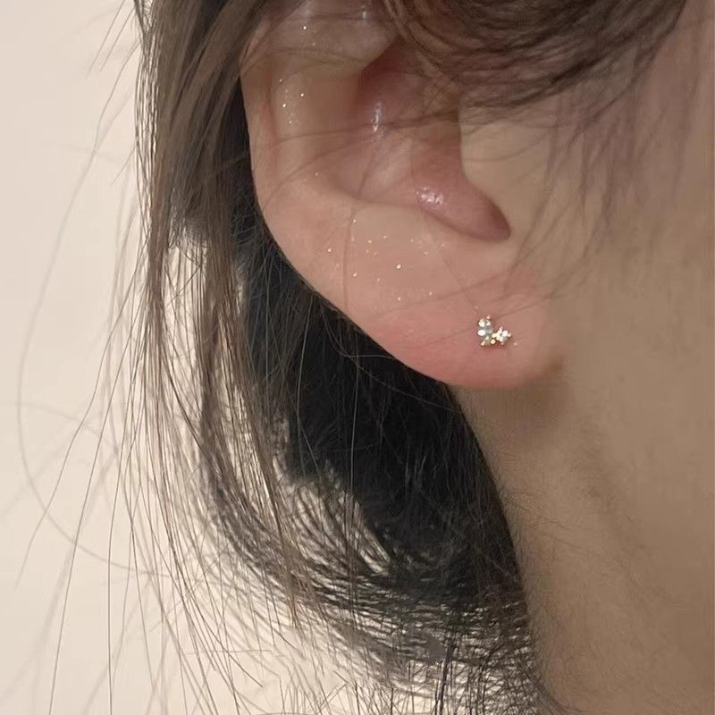 Ear Graceful Petite Advanced Simple Sleeping Sterling Sier No Need Earrings