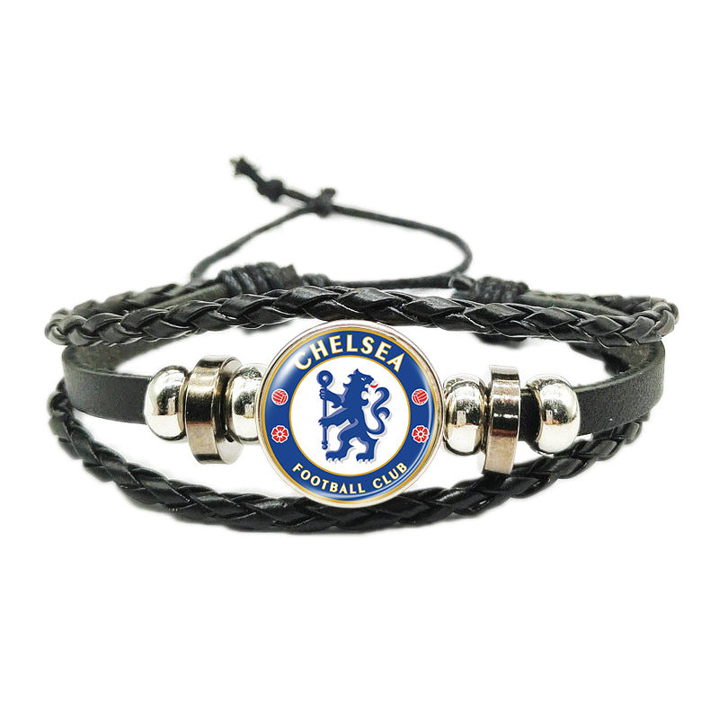 Champions League Football Club Logo Time Bracelets