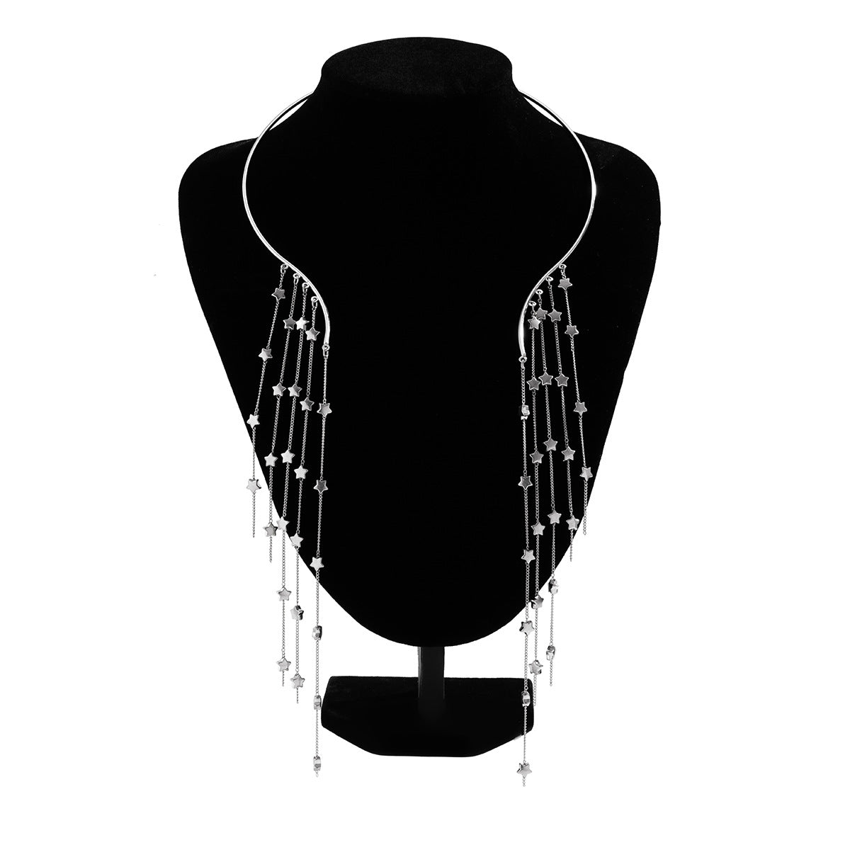 Geometric Ball Clavicle Chain Design Open Collar Cold Necklaces