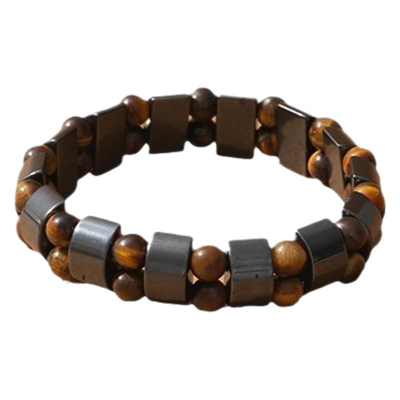 Haematite Magnet Ethnic Style Half Moon Bracelets