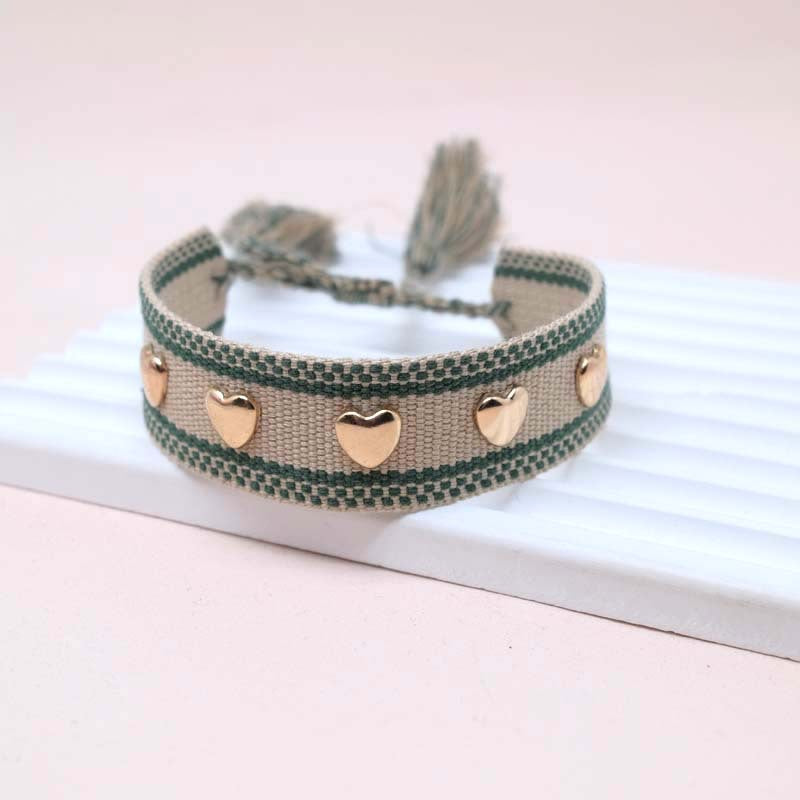 Letter Popular Hand-woven Wrist Strap Embroidered Bracelets