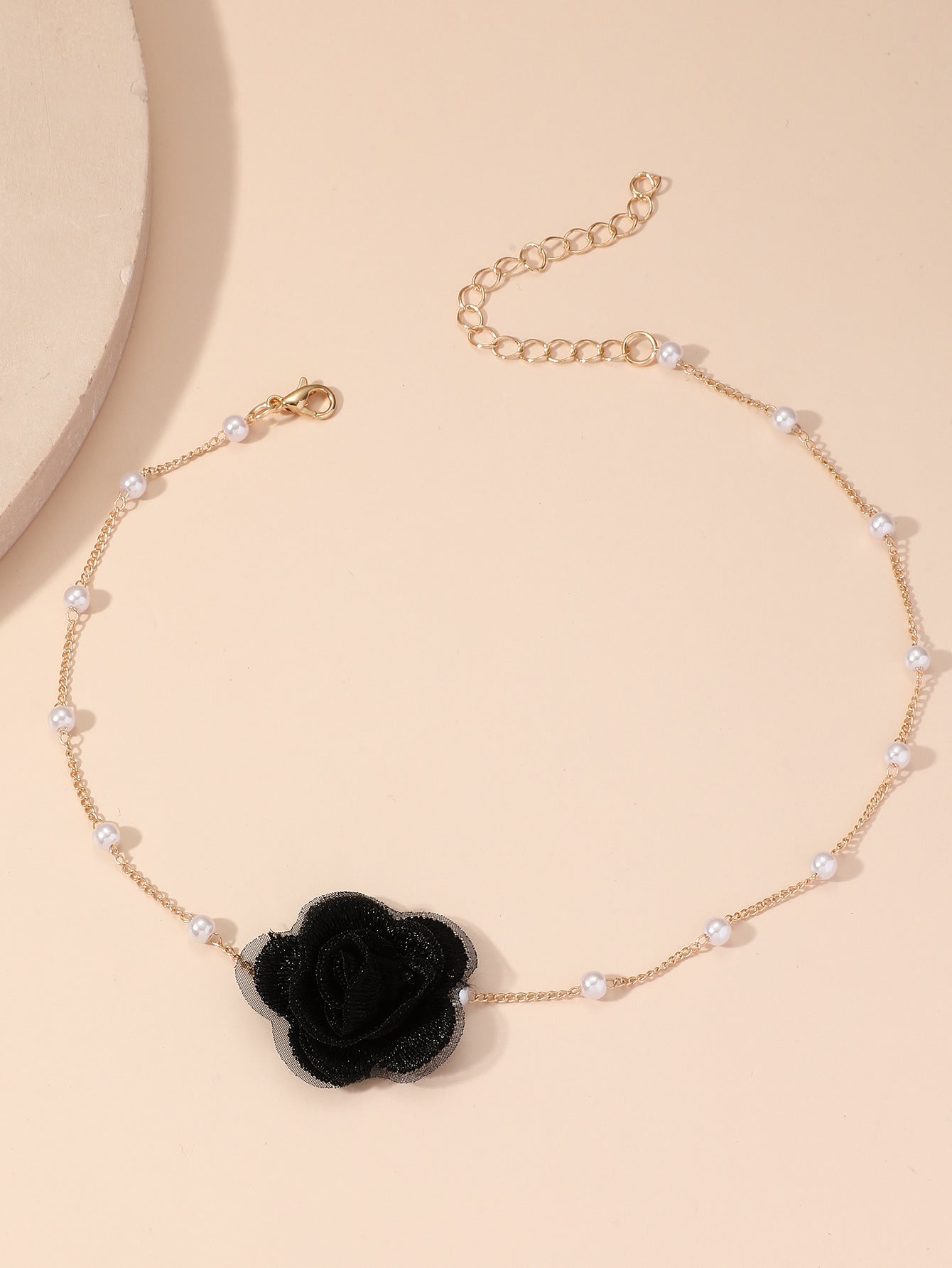 Flower Super Fairy Fashion Short Pearl Necklaces