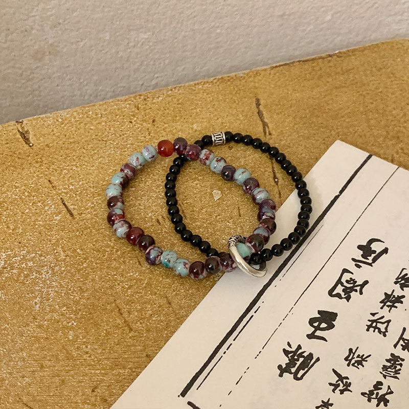 Niche Retro Chinese Beaded Handmade Stall Bracelets