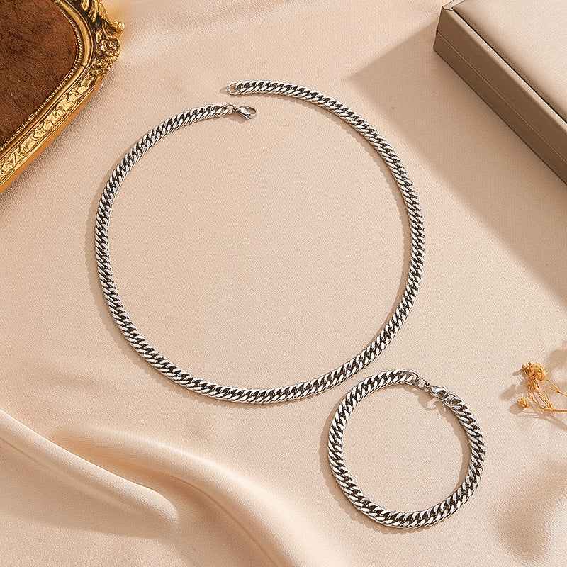 Men's Steel Chain High-grade Small High Luxury Pendants
