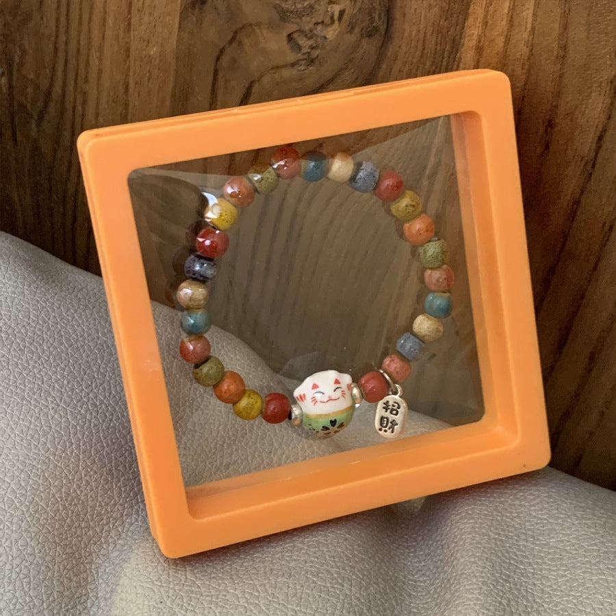 Niche Retro Chinese Beaded Handmade Stall Bracelets