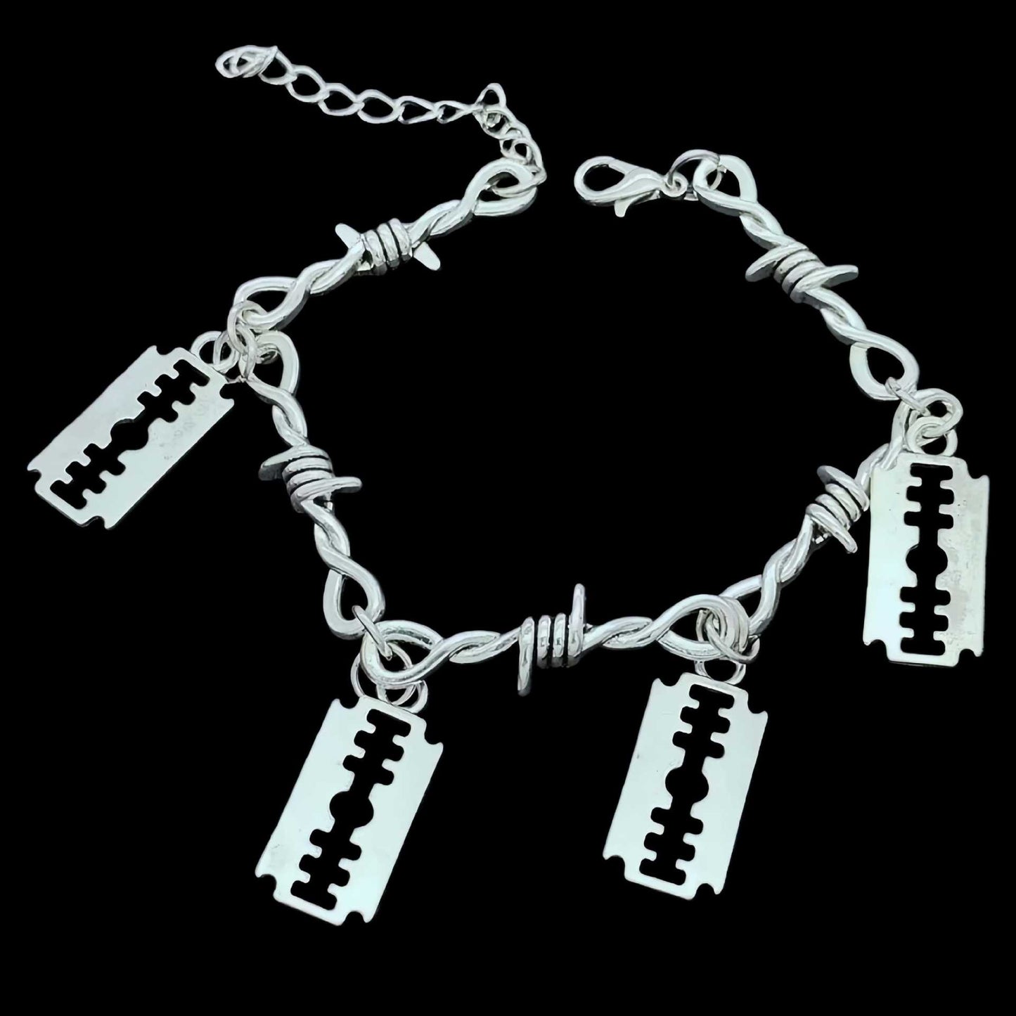 Women's & Men's Gothic Personality Fashion Thorns Hand Accessory Hip Hop Punk Bracelets