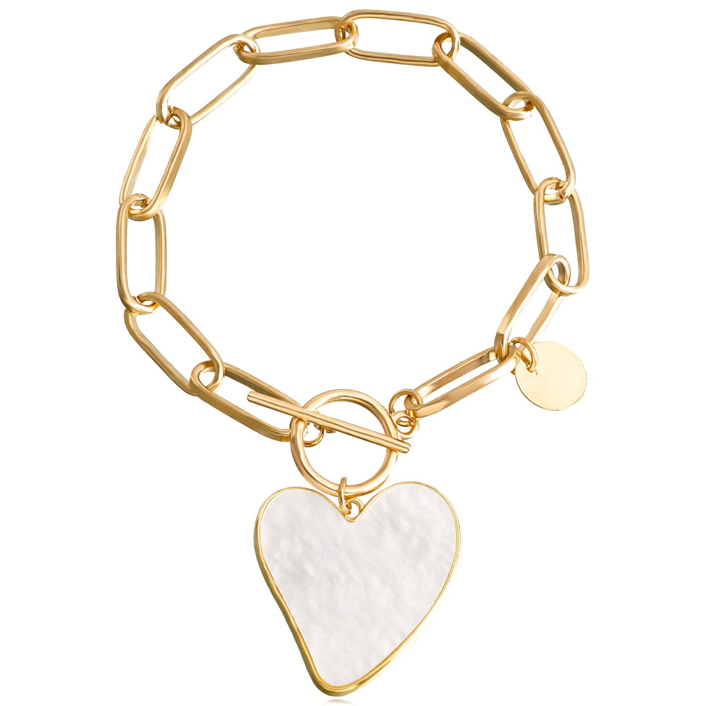 Women's Ornament Shaped Geometric Heart Shape Black White Bracelets