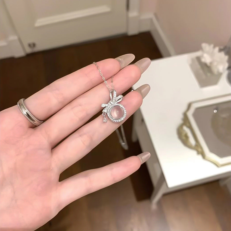 Women's Gem Chinese Style National Jeweled Light Necklaces