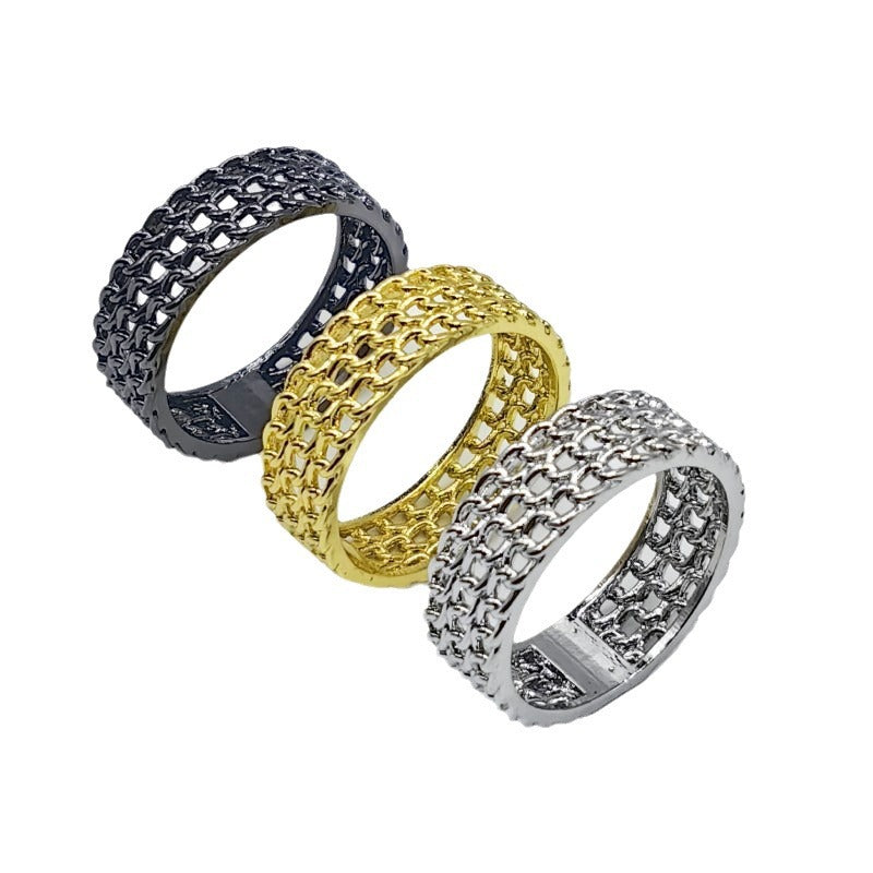 Alloy Fashion Lady Hollow Retro Unique Rings
