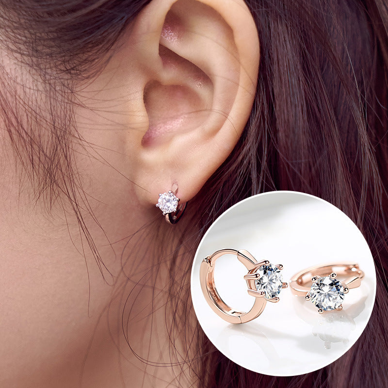 Women's Trendy Eight Hearts Arrows Six Claws Earrings