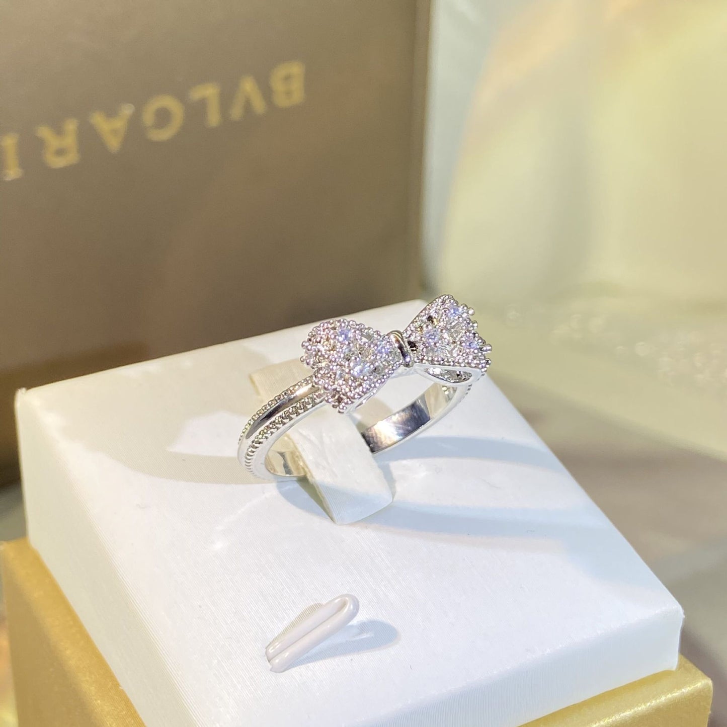 Butterfly Micro Inlaid Zircon Fashion Ornament Rings
